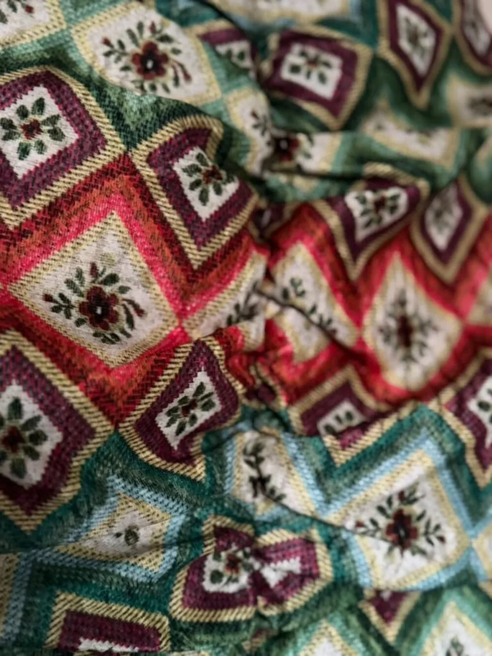 Autumn Adeigbo Soraya Woven Diamond Designer Skirt Size 0